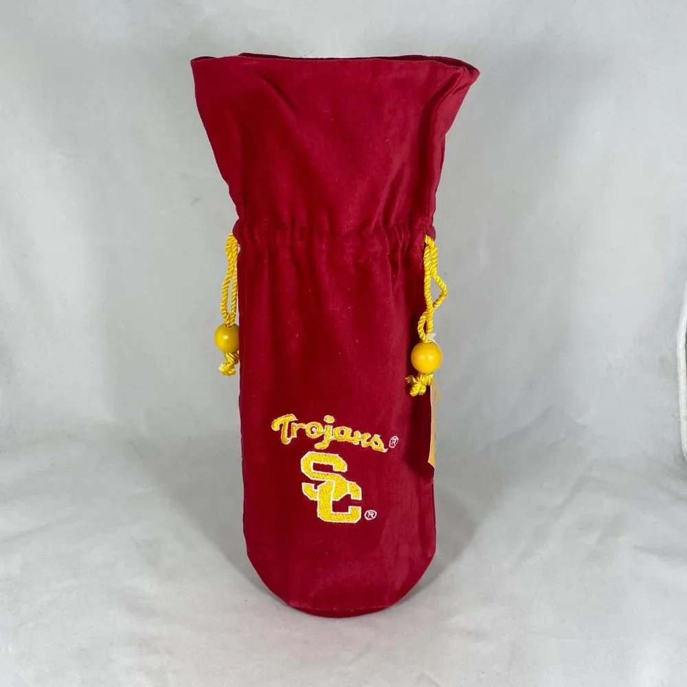 Collectible Trojans USC Wine Bottle Carrier NWT
